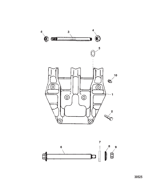 TRANSOM BRACKET ASSEMBLY
