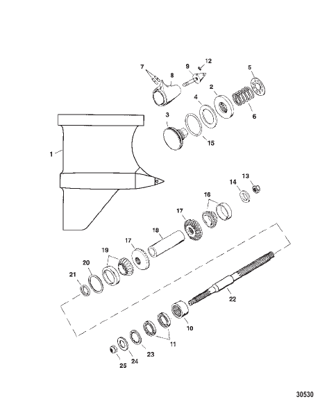 GEAR HOUSING (PROP SHAFT)(IV SSM)