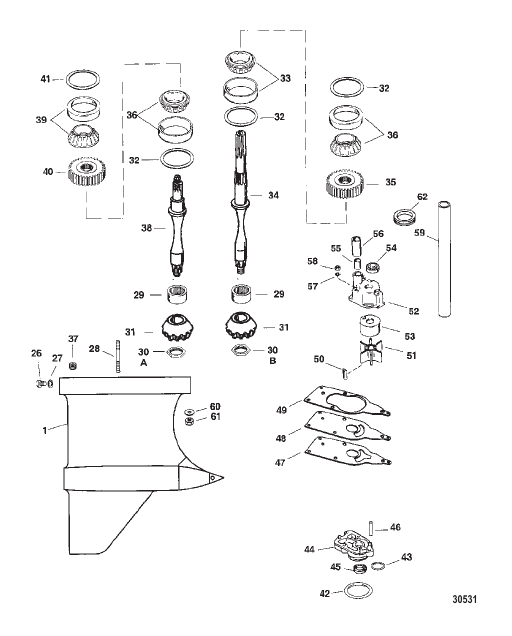 GEAR HOUSING (DRIVESHAFT)(IV SSM)