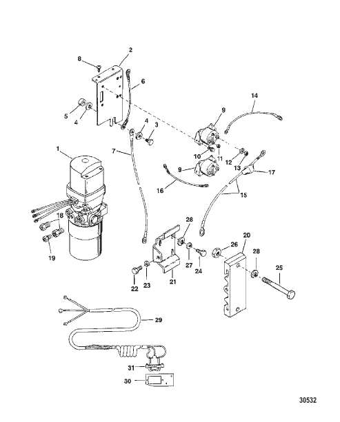 HYDRAULIC TRIM PUMP KIT