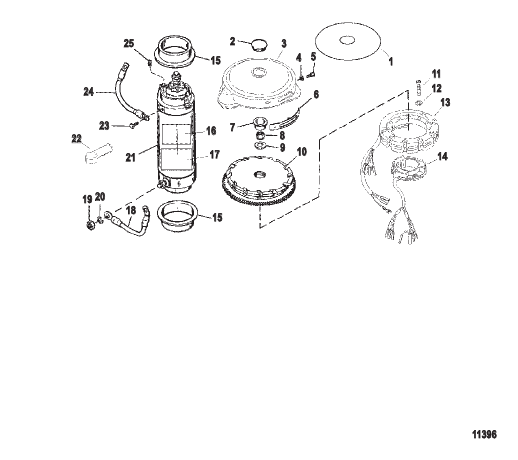 Electrical Components (Flywheel / Starter Assembly)