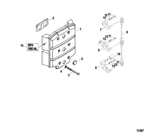 Attenuator And Carburetor Throttle Levers