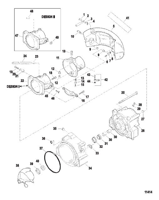 Nozzle And Rudder (Serial Number 0E345000 Thru 0E369299)