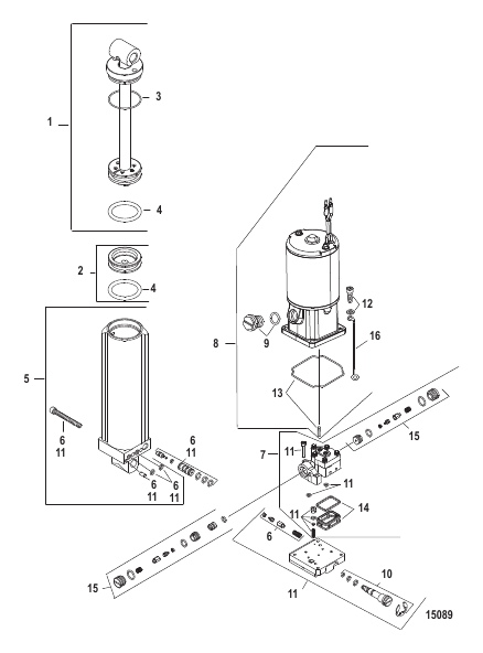 Pump/Motor Assembly (830150T4 and 855654T2)