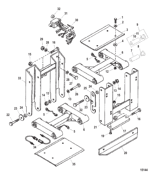 Engine Lift Kit, Paralift (818143A4 / 818143A6)