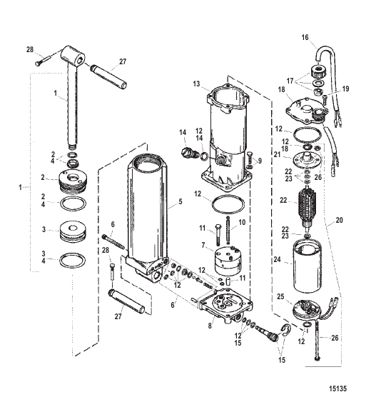 Power Trim, Eaton Motor (19217A6 / 19217A7)