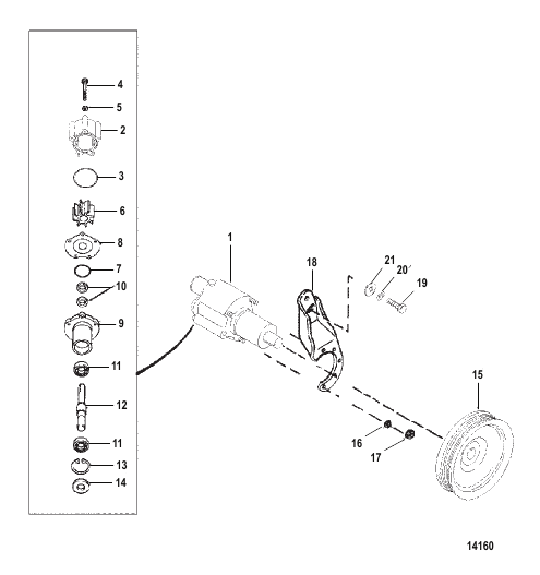 SEA WATER PUMP ASSEMBLY