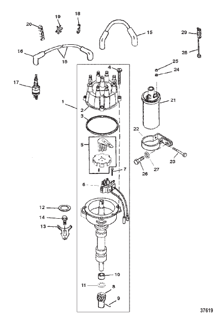 DISTRIBUTOR AND IGNITION COMPONENTS