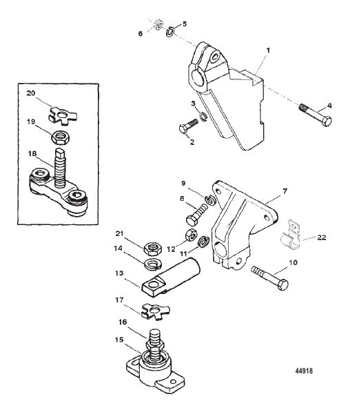 TRANSMISSION AND ENGINE MOUNTING (BORG WARNER 71C)