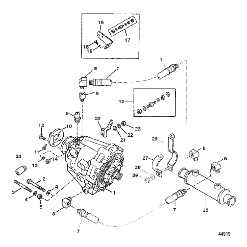 TRANSMISSION AND RELATED PARTS (BORG WARNER 71C)