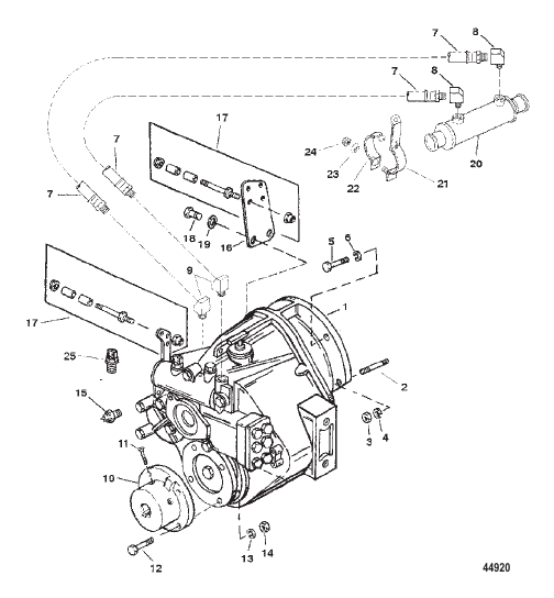 TRANSMISSION AND RELATED PARTS (BORG WARNER 5000)