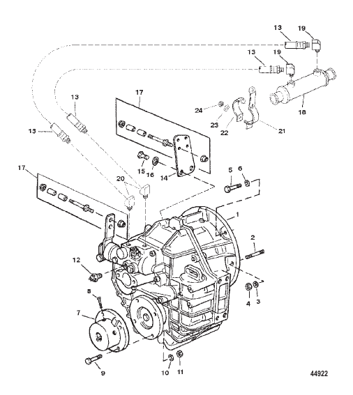 TRANSMISSION AND RELATED PARTS (HURTH 630)