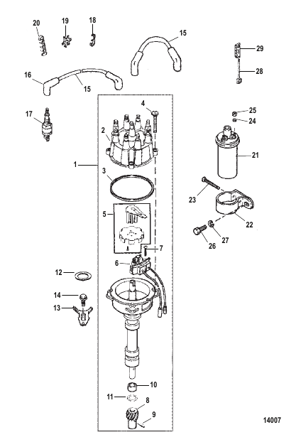 DISTRIBUTOR AND IGNITION COMPONENTS