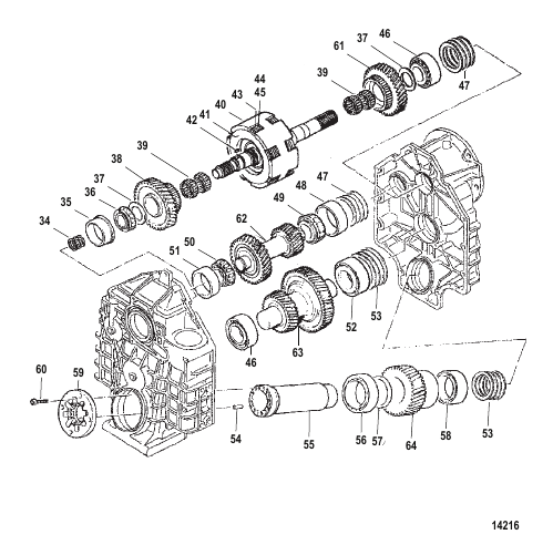 TRANSMISSION (V-DRIVE) (HURTH 630)