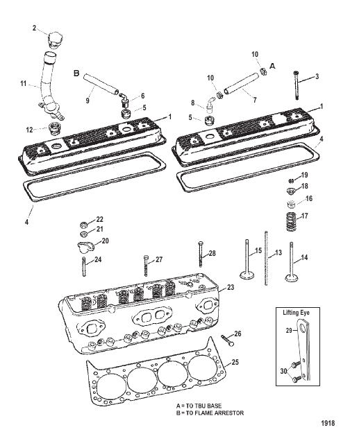 Cylinder Head and Rocker Cover