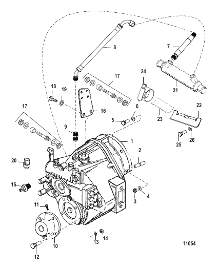 Transmission and Related Parts (Borg-Warner 5000)