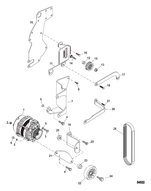 Alternator And Brackets