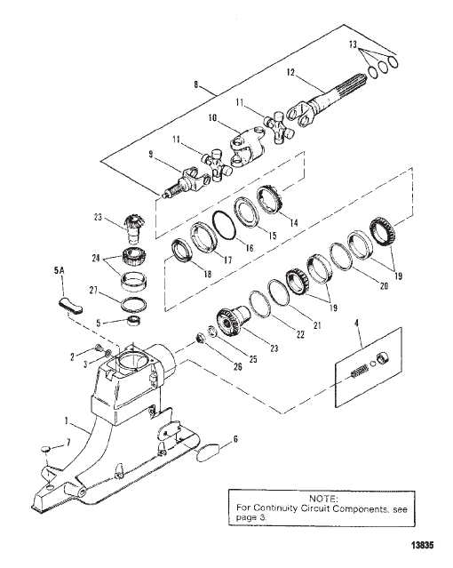 Drive Shaft Housing And Drive Gears