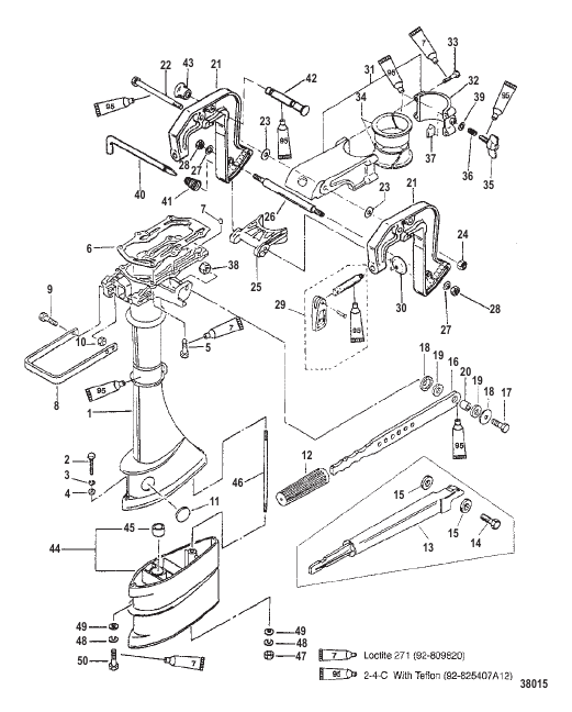 DRIVESHAFT HOUSING AND CLAMP BRACKETS