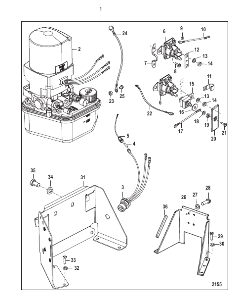 Trim Pump Assembly (Complete)