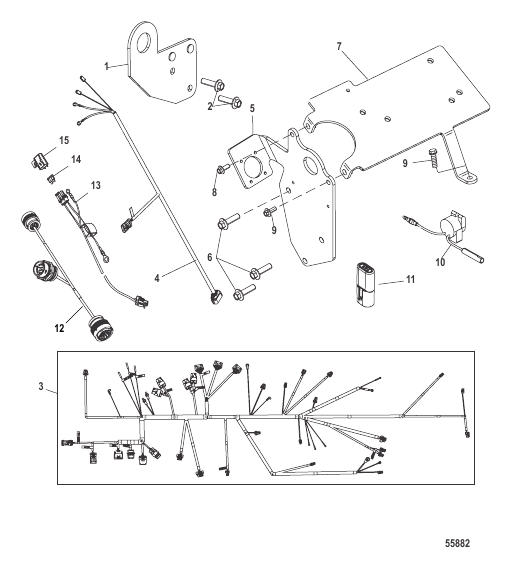 Lifting Brackets and Wiring Harness