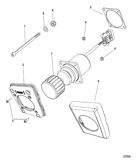 Joystick Helm Control Kit 8M0033848