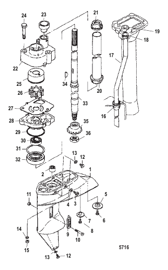 Gear Housing Driveshaft