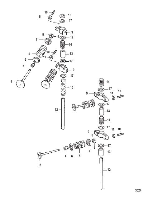 Intake Valve and Exhaust Valve