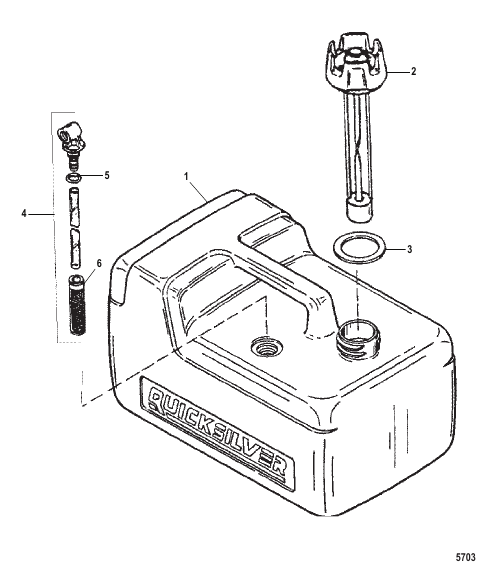 Fuel Tank Assembly (Plastic - 3.2 Gallon)
