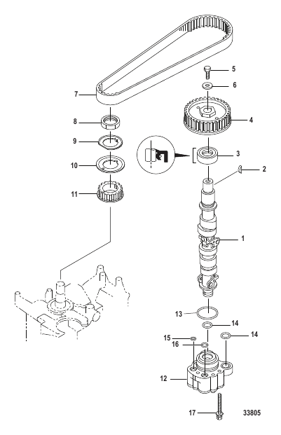 Camshaft and Oil Pump