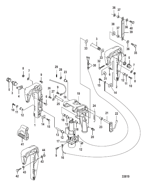 Clamp Brackets Power Tilt
