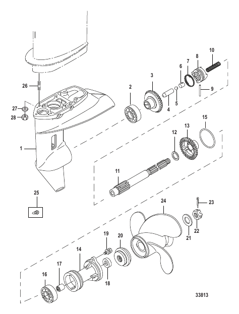 Gear Housing Propeller Shaft