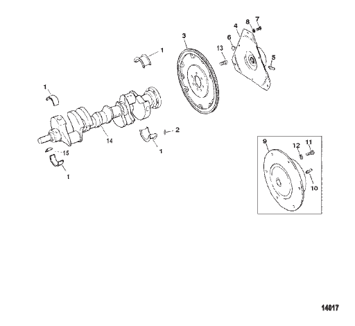 Crankshaft And Flywheel