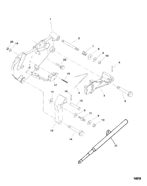 Shift Bracket (Alpha Engines)