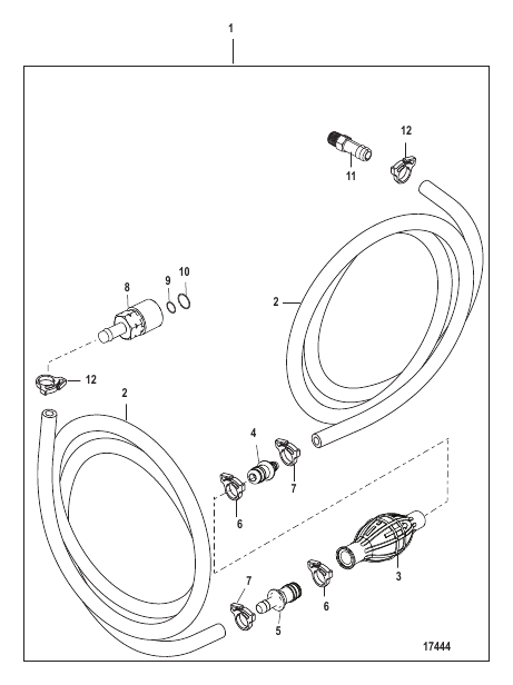 Fuel Line Assembly (Coupler Disconnect-Design III)