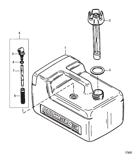 Fuel Tank Assembly (3.2 Gallon) (823505 Series)