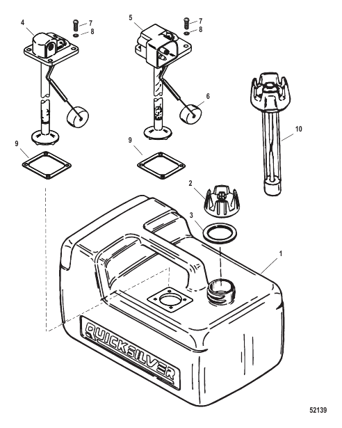 Fuel Tank Assembly (3.2 Gallon) Non US-EPA Compliant