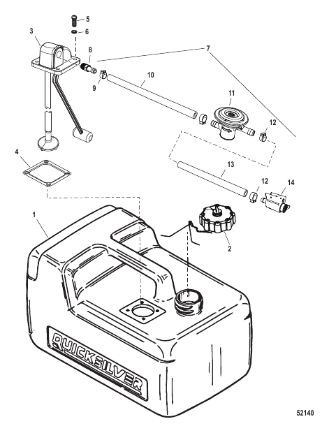 Fuel Tank Assembly (3.2 Gallon) 12 L (US-EPA Complaint)