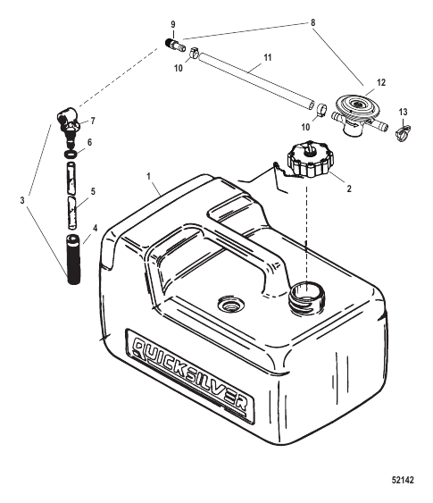 Fuel Tank Assembly (3.2 Gal.) 12 L US-EPA Compliant