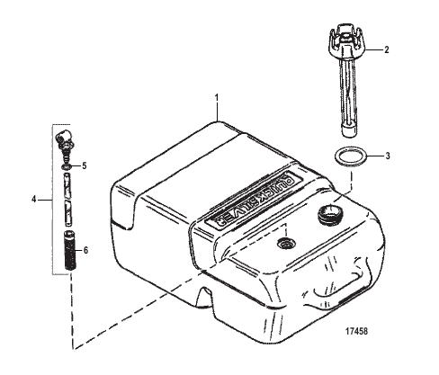 Fuel Tank Assembly (6.6 Gallon) (823504 Series)