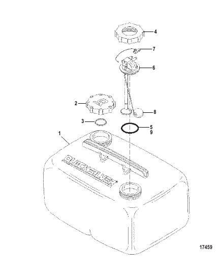 Fuel Tank Assembly (6.6 Gallon) (826174 Series)