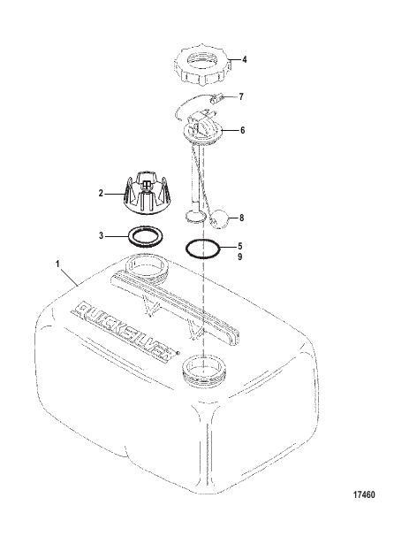 Fuel Tank Assembly (6.6 Gallon) (850750 Series)