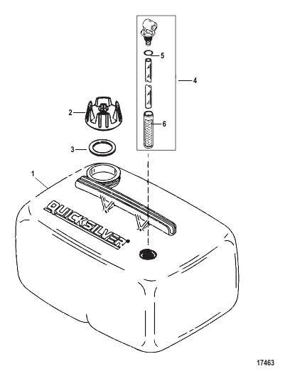 Fuel Tank Assembly (6.6 Gallon) (859064 Series)