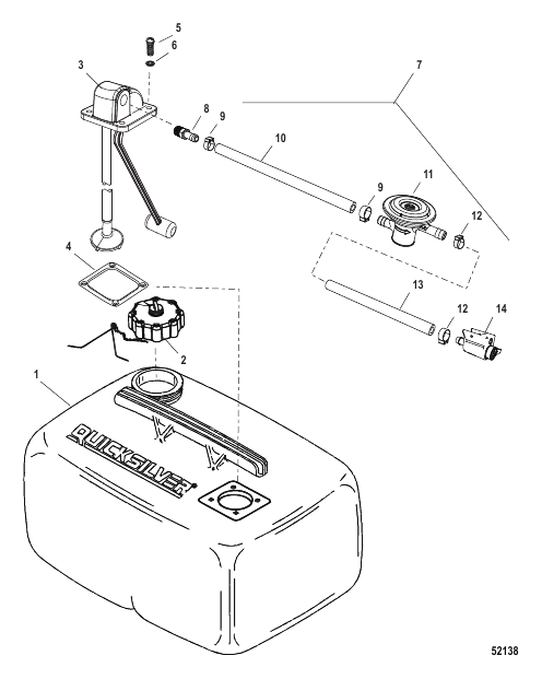 Fuel Tank Assembly (6.6 Gallon) 25L (US-EPA Complaint)