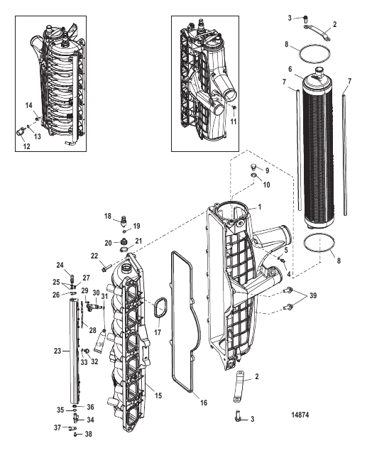 Charge Cooler/Intake Manfifold