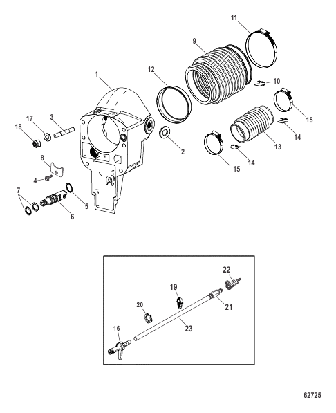 Bell Housing Blue Connector (2A514803 and Up)