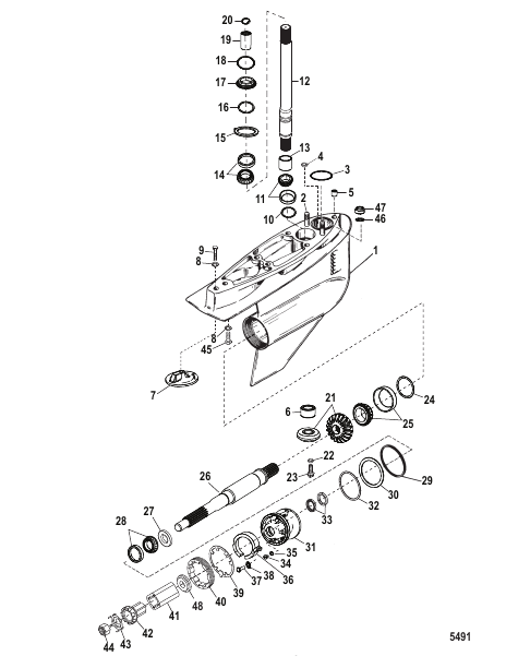 Gear Housing (Bravo One)