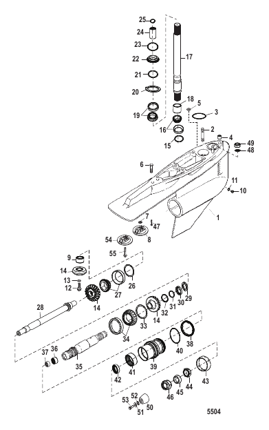 Gear Housing (Bravo Three)