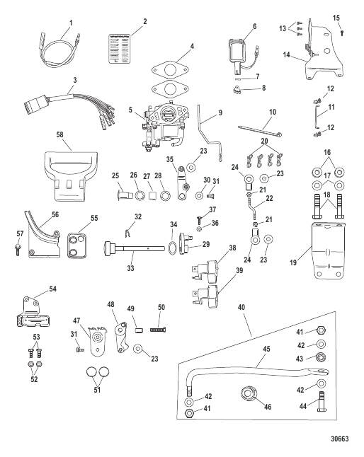 Conversion Kit - Remote Control EU 9.9 FourStroke, Electric