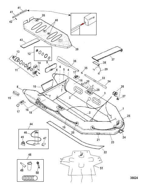 Mercury Air Deck Models White (2009/2010)